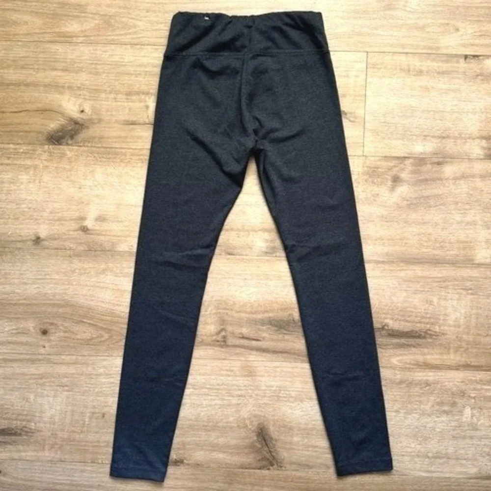Justice‎ Active Leggings Girls Size 12 Charcoal Gray Athletic Sporty Tween Pants